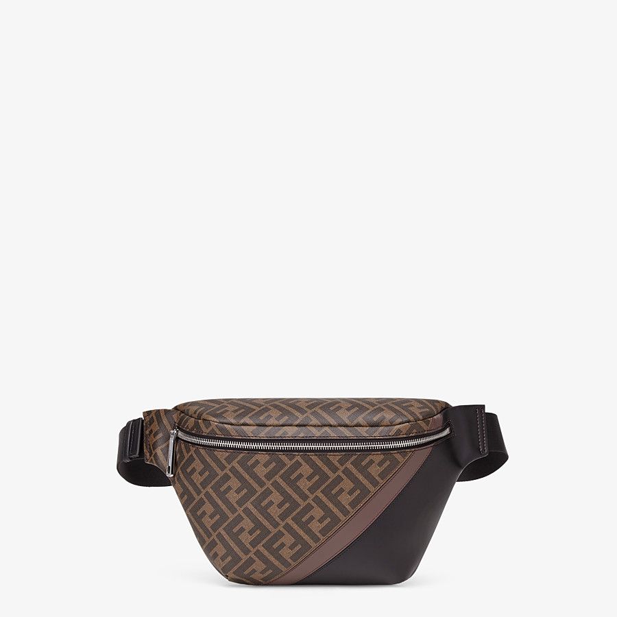 Fendi_Brown fabric belt bag