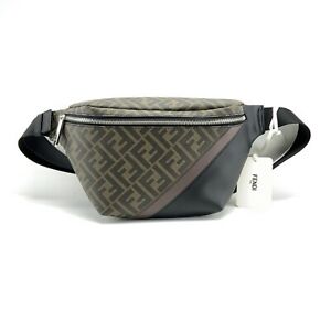 Fendi_Brown fabric belt bag thumbnail