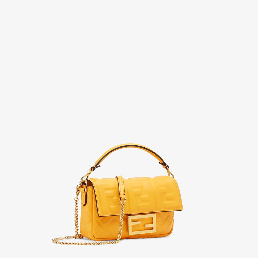 Fendi_FF 모티프 오렌지 나파 가죽 백 thumbnail