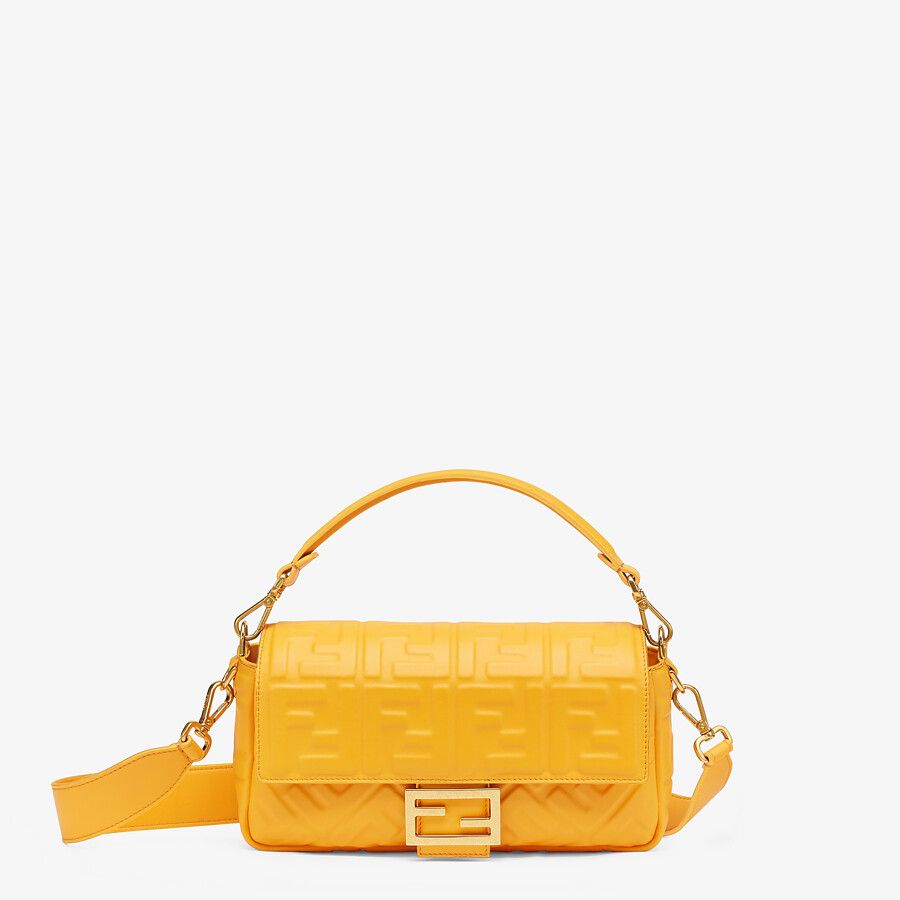 Fendi_FF 모티프 오렌지 나파 가죽 백 thumbnail