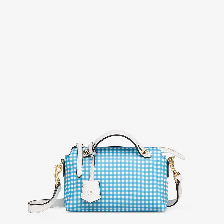 Fendi_가죽 비쉬 프린트 보스턴 백