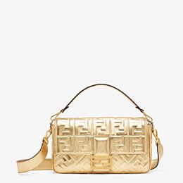 Fendi_골드 컬러의 가죽 가방