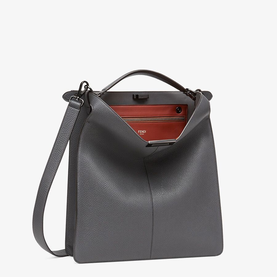 Fendi_그레이 가죽 백