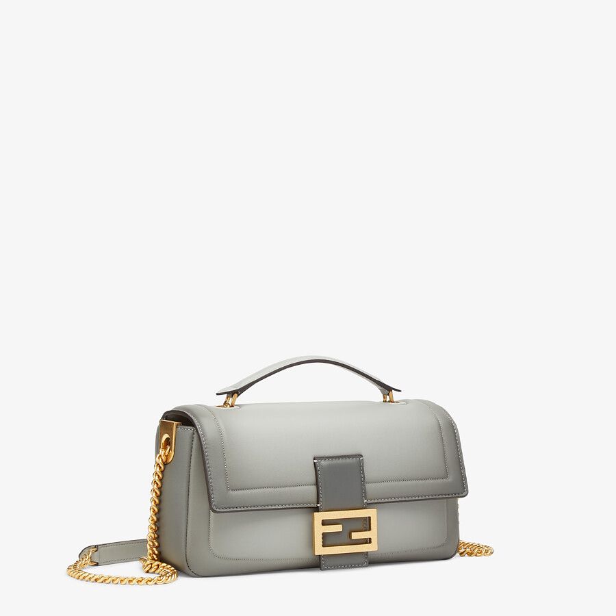 Fendi_그레이 나파 가죽 백