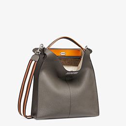 Fendi_그레이 컬러의 가죽 가방