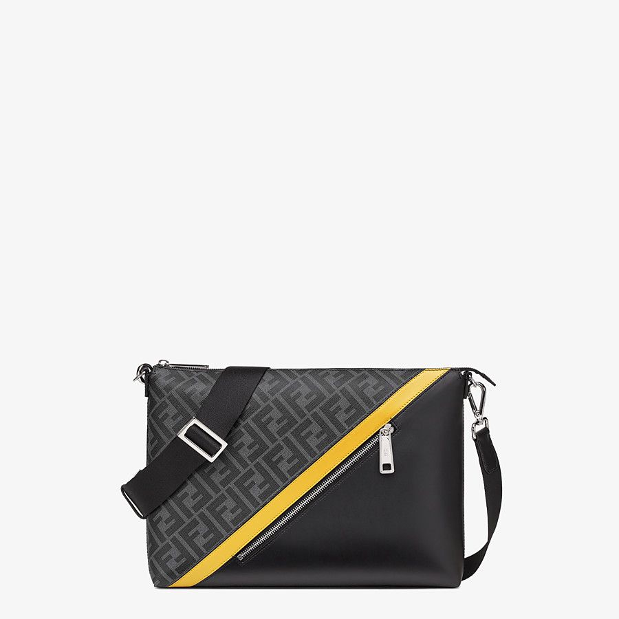 Fendi_그레이 컬러의 패브릭 백
