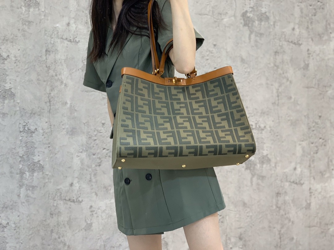 Fendi_그린 캔버스 가방