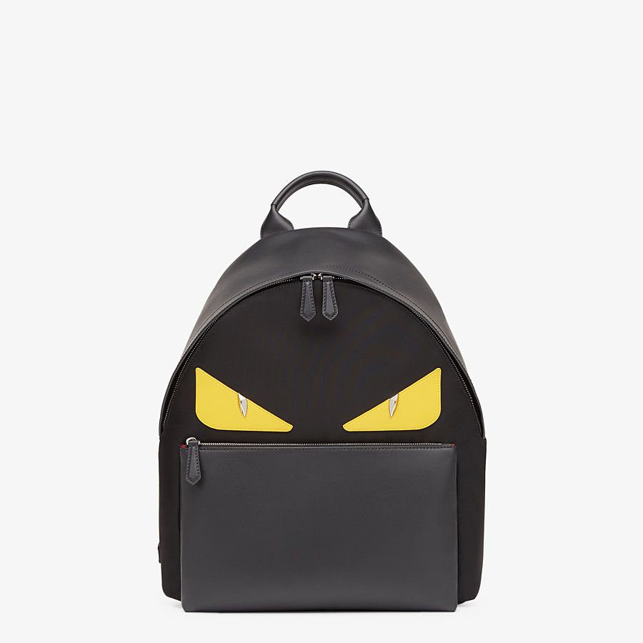 Fendi_나일론 및 블랙 컬러의 가죽 소재 인서트 장식