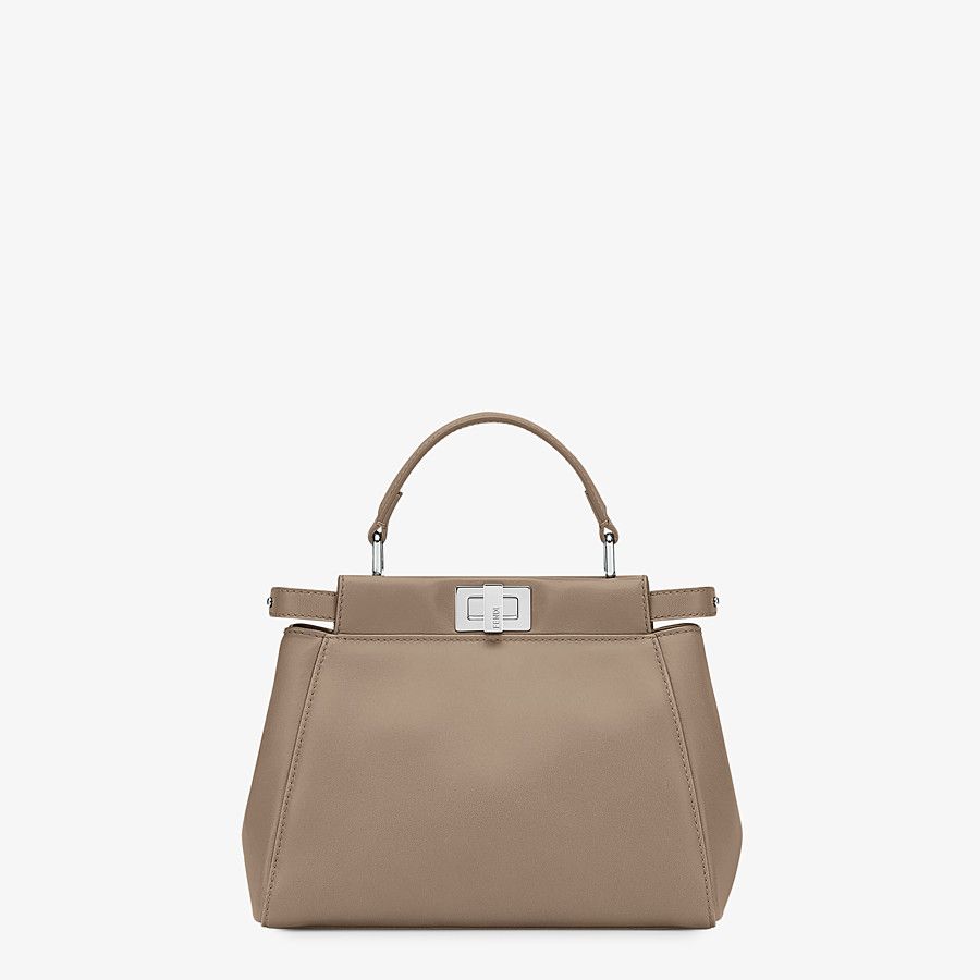 Fendi_도브 그레이 가죽 핸드백