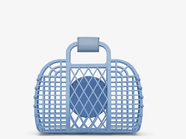 Fendi_라이트 블루 재활용 플라스틱 미니 백