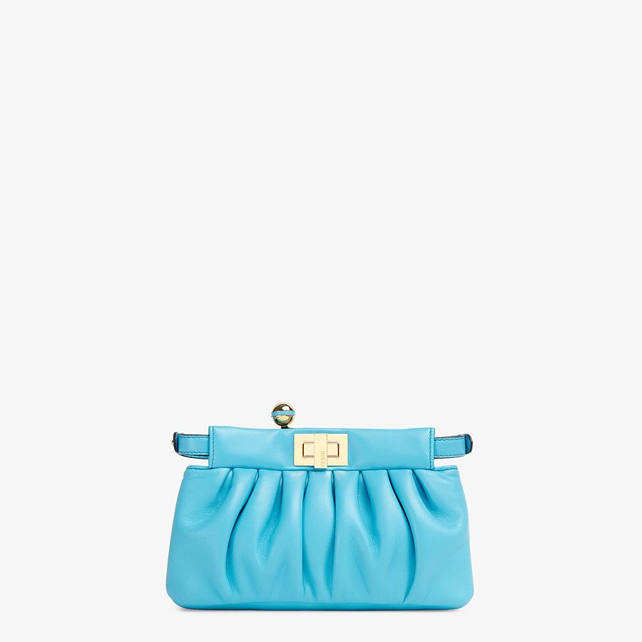 Fendi_라이트 블루 컬러의 나파 가죽 포셰트