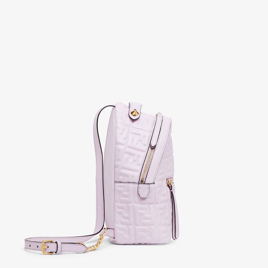Fendi_라일락 가죽 FF 백팩