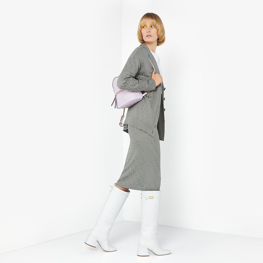 Fendi_라일락 가죽 FF 백팩