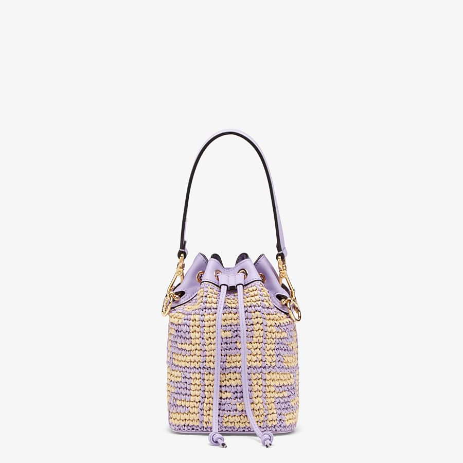 Fendi_라일락 라피아 미니백