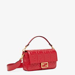 Fendi_레드 가죽 가방