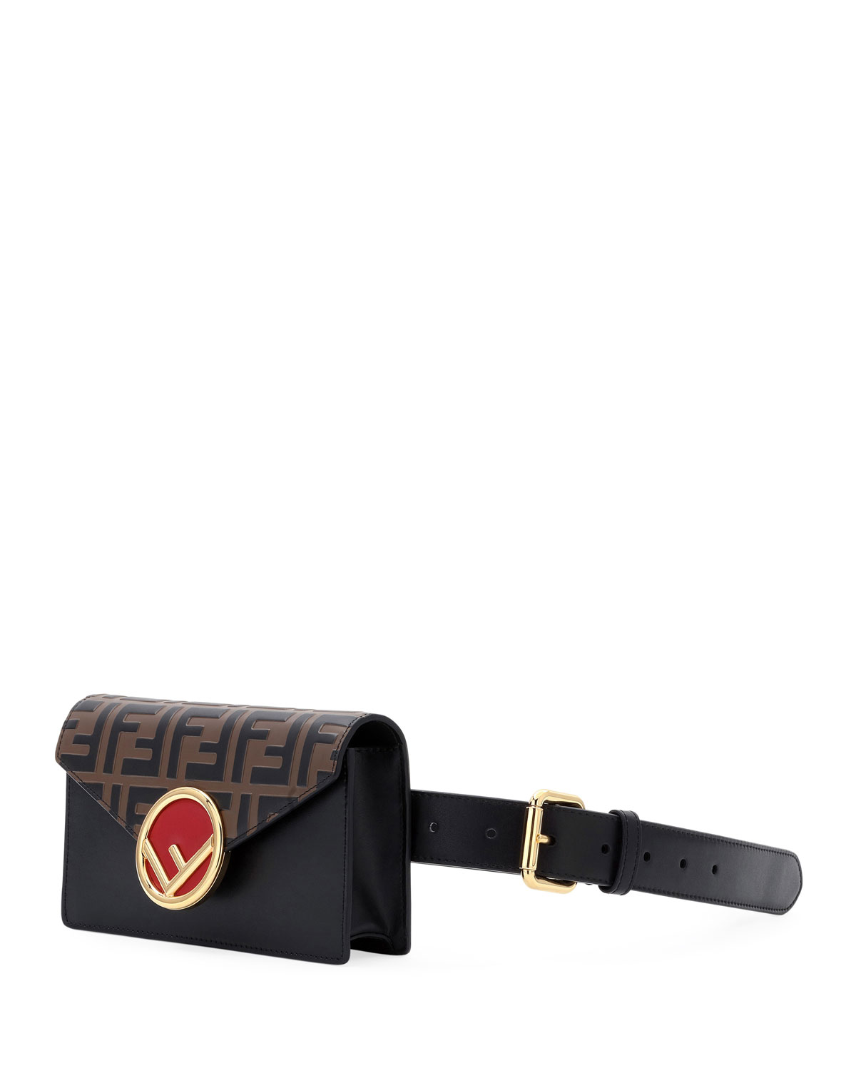 Fendi_멀티 컬러의 가죽 벨트 백