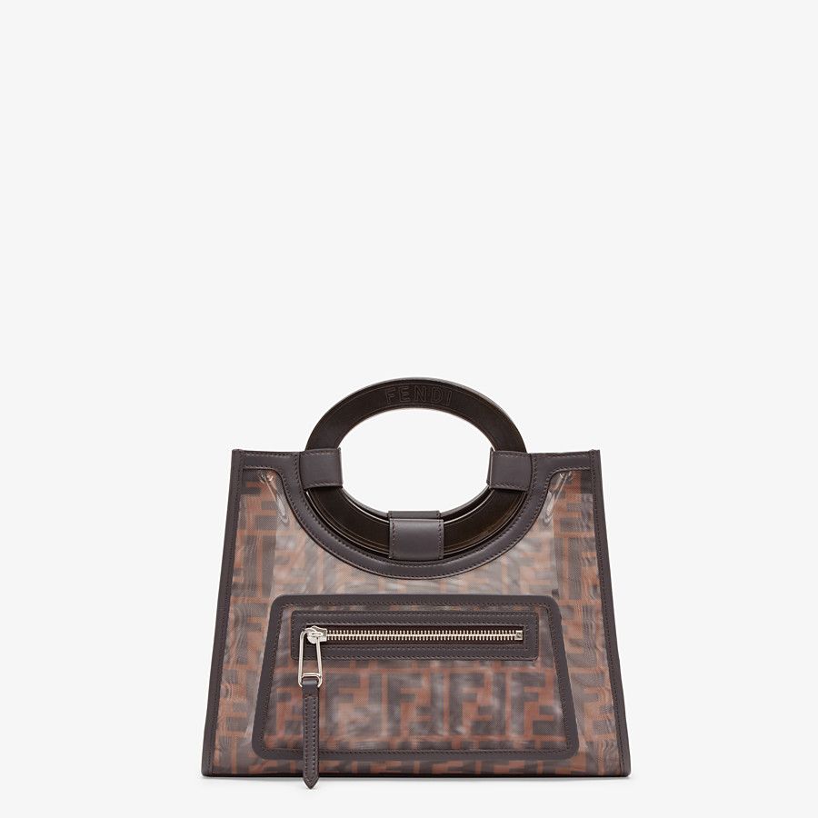 Fendi_멀티 컬러의 메쉬 쇼퍼백