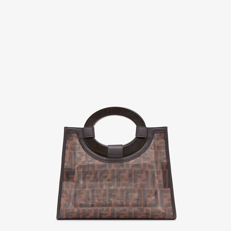 Fendi_멀티 컬러의 메쉬 쇼퍼백