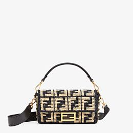 Fendi_버건디 라피아 FF 백