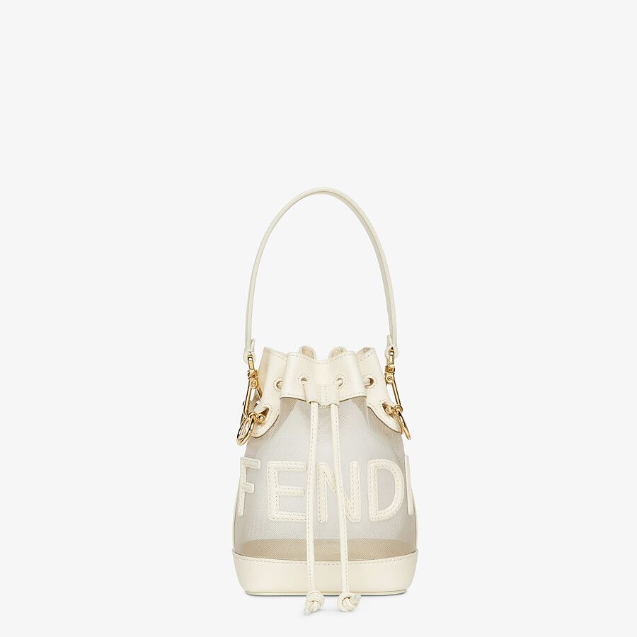 Fendi_베이지 가죽 메쉬 미니 백 thumbnail