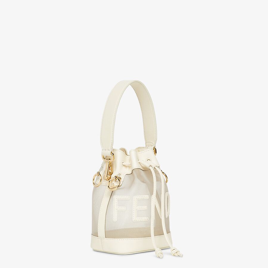 Fendi_베이지 가죽 메쉬 미니 백 thumbnail