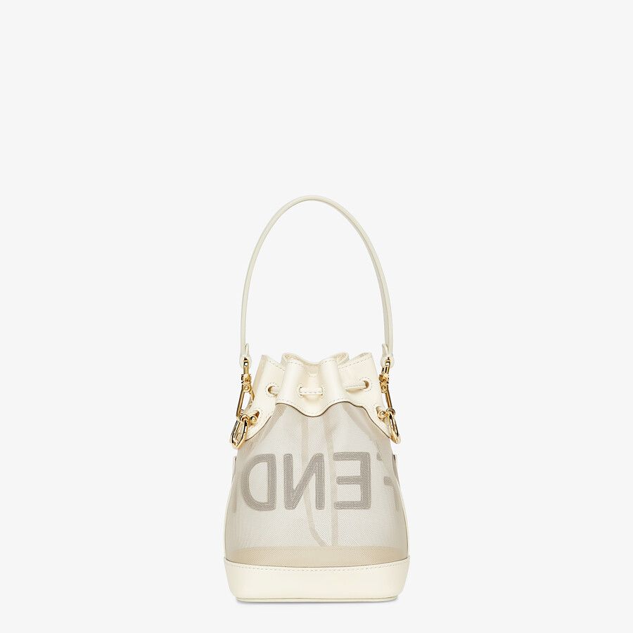 Fendi_베이지 가죽 메쉬 미니 백 thumbnail