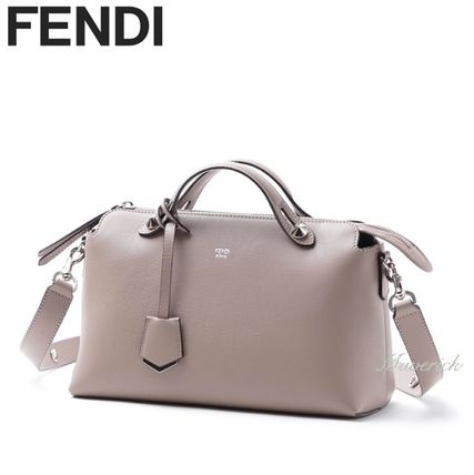 Fendi_베이지 가죽 보스턴 백 thumbnail