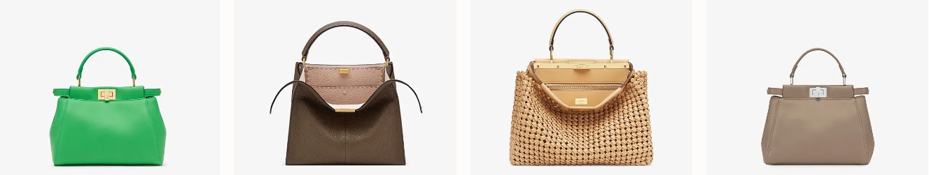 Fendi_베이지 가죽 인터레이스 가방