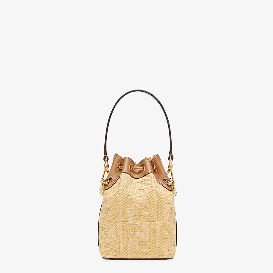 Fendi_베이지 라피아 미니 가방