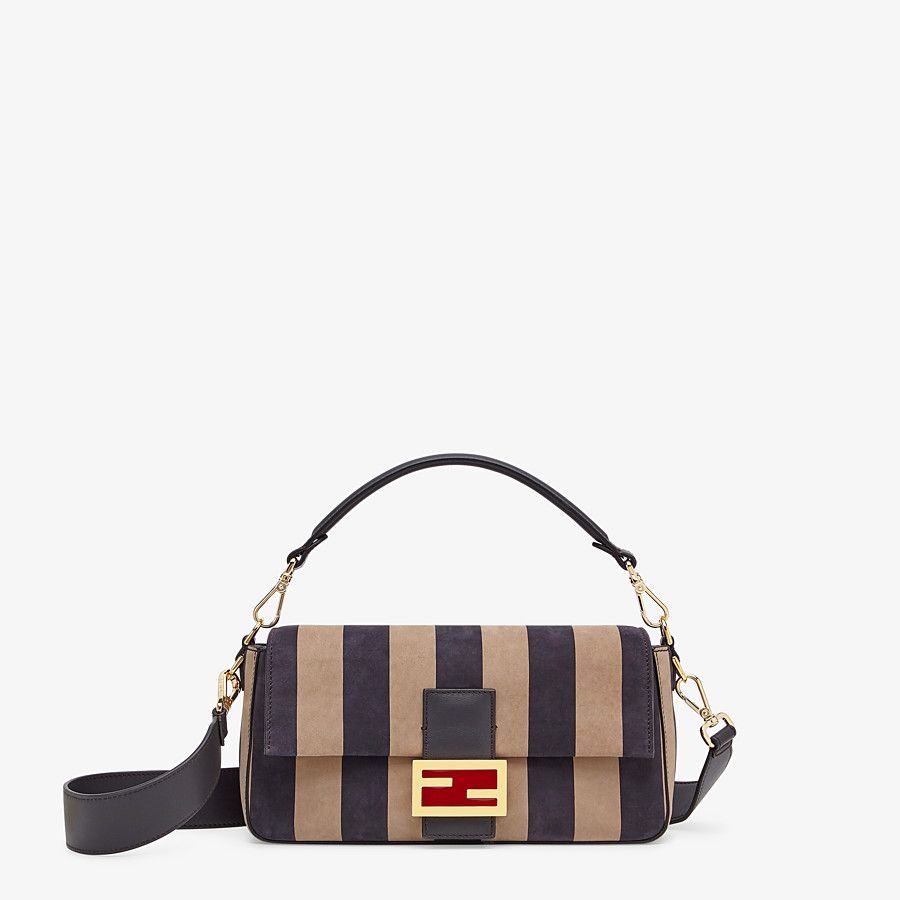 Fendi_브라운 누벅 가죽 가방