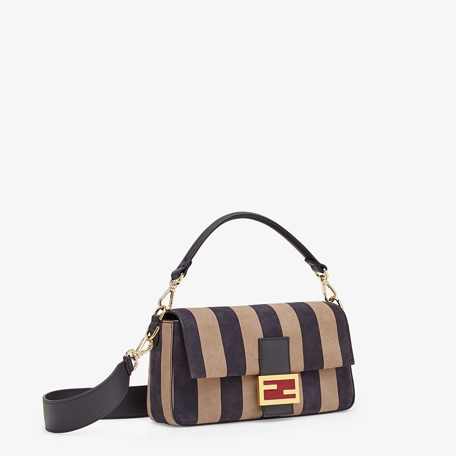 Fendi_브라운 누벅 가죽 가방