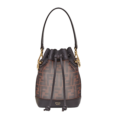 Fendi_브라운 테크니컬 메시 미니백