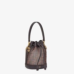 Fendi_브라운 테크니컬 메시 미니백