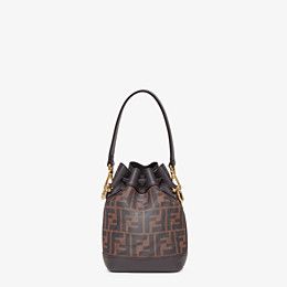 Fendi_브라운 테크니컬 메시 미니백