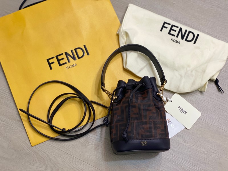 Fendi_브라운 테크니컬 메시 미니백 thumbnail