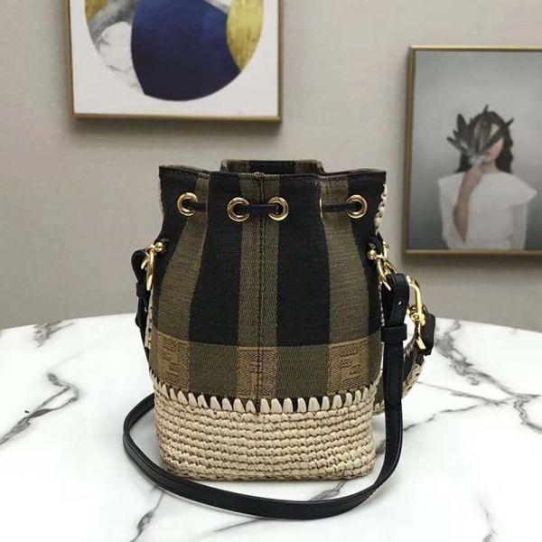 Fendi_브라운 패브릭 미니백 thumbnail