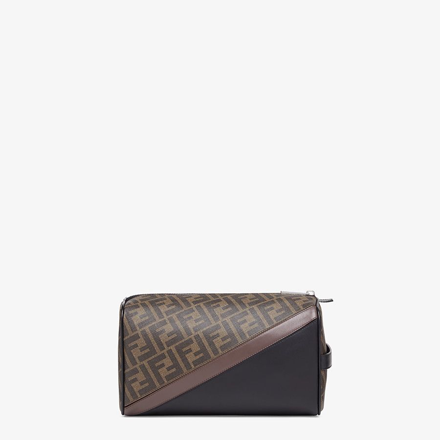 Fendi_브라운 패브릭 토일레트리 케이스