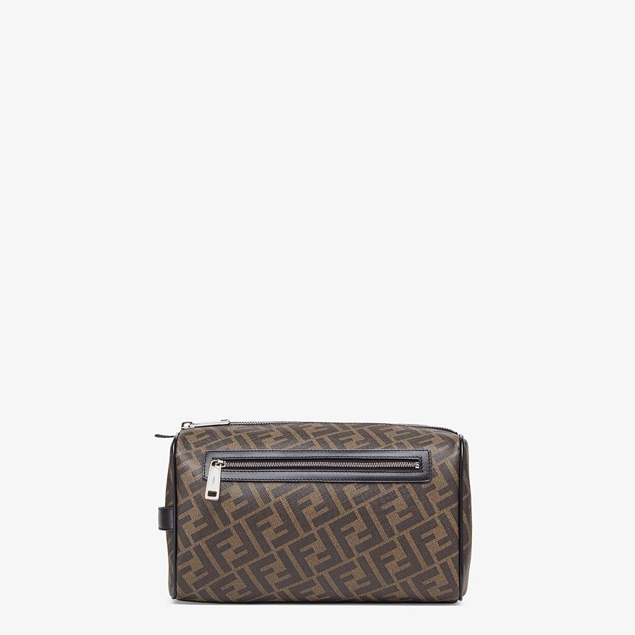 Fendi_브라운 패브릭 토일레트리 케이스