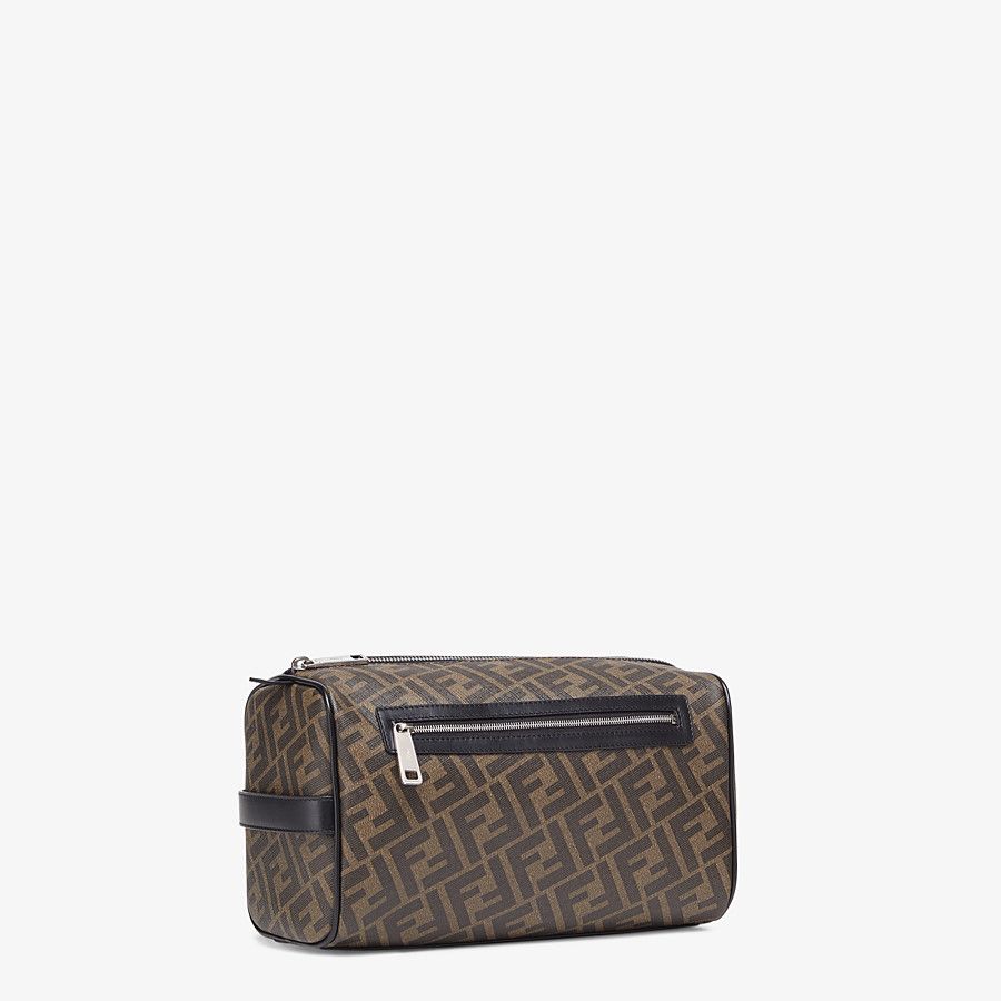 Fendi_브라운 패브릭 토일레트리 케이스