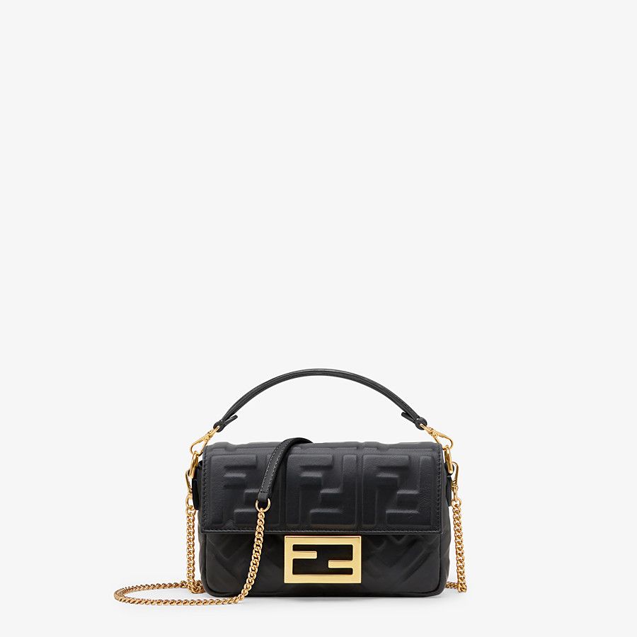 Fendi_블랙 가죽 백