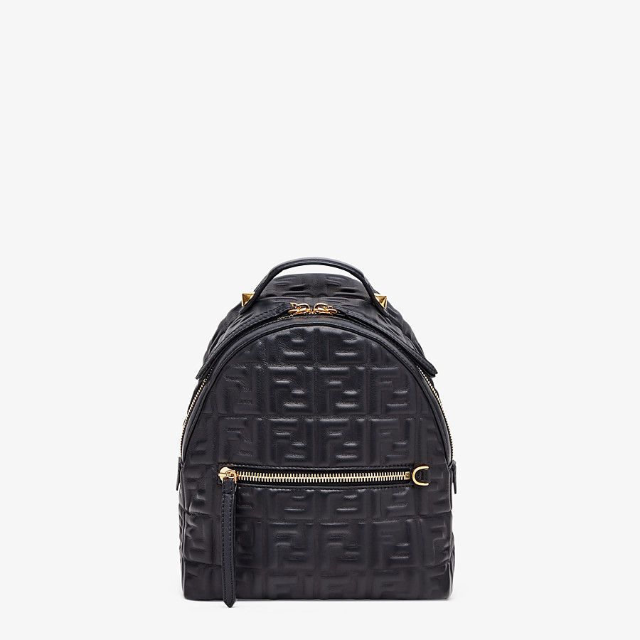 Fendi_블랙 가죽 백팩
