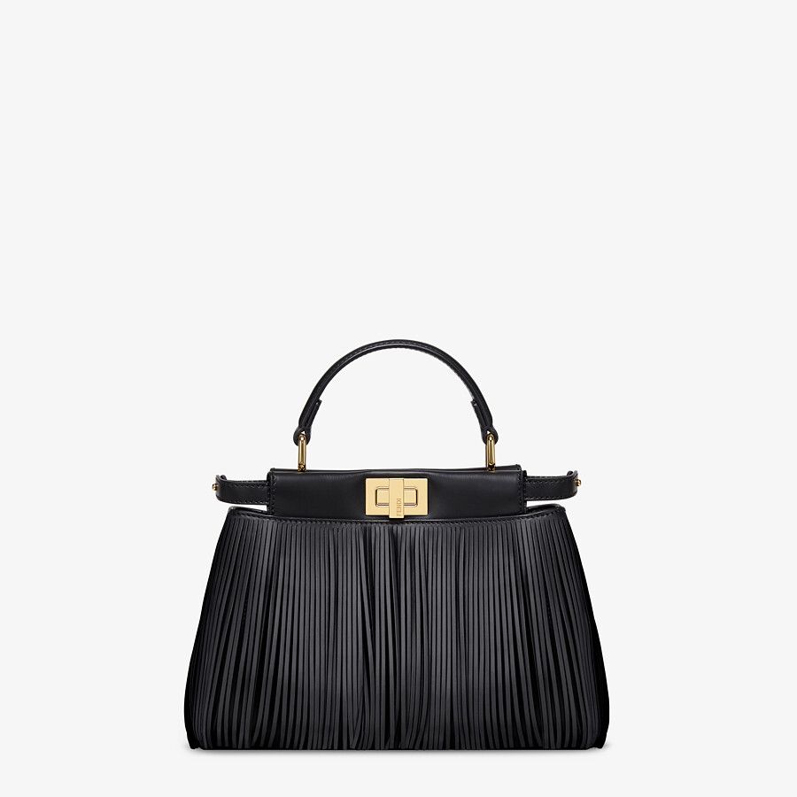 Fendi_블랙 가죽 프린지 백 thumbnail