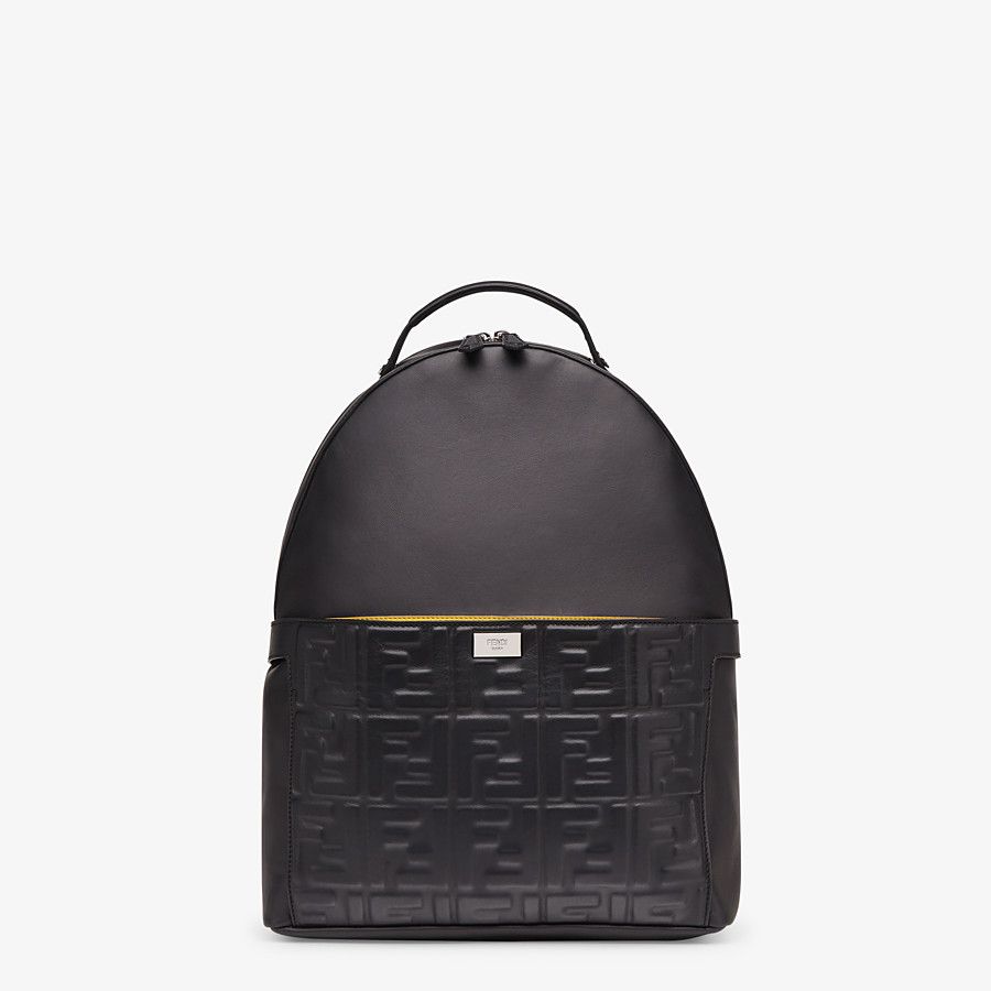 Fendi_블랙 나파 가죽 백팩