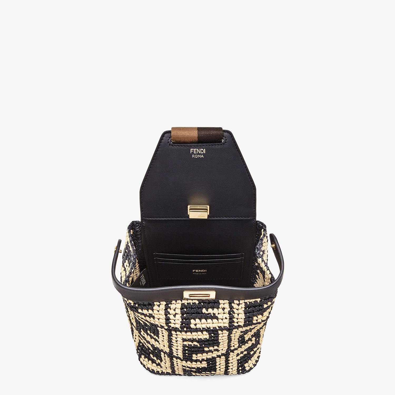 Fendi_블랙 라피아 미니백 thumbnail