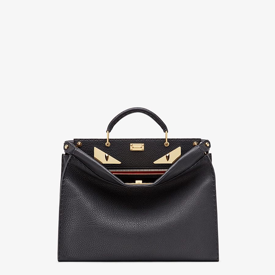 Fendi_블랙 로만 가죽 가방
