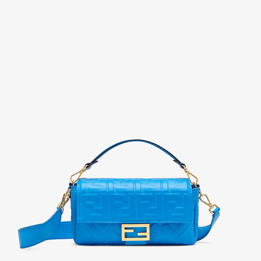 Fendi_블루 컬러의 가죽 가방