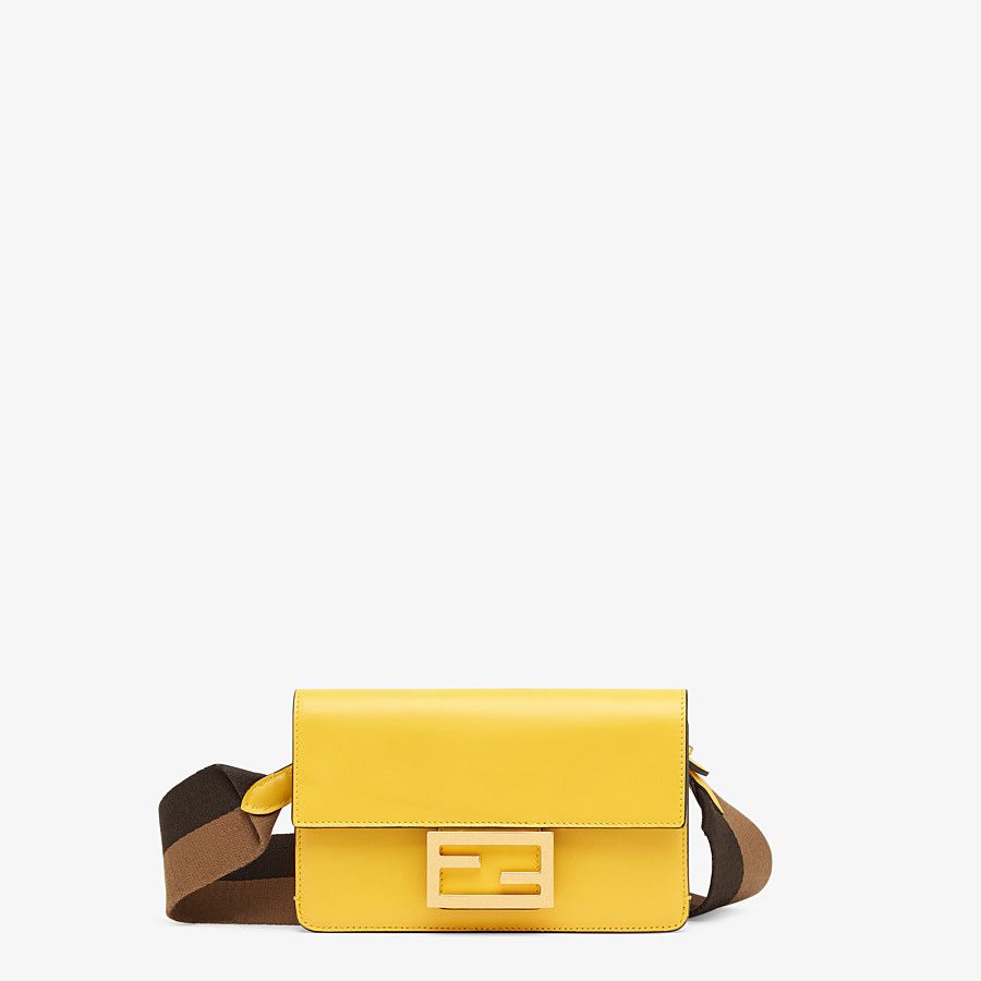 Fendi_옐로우 컬러의 가죽 미니백