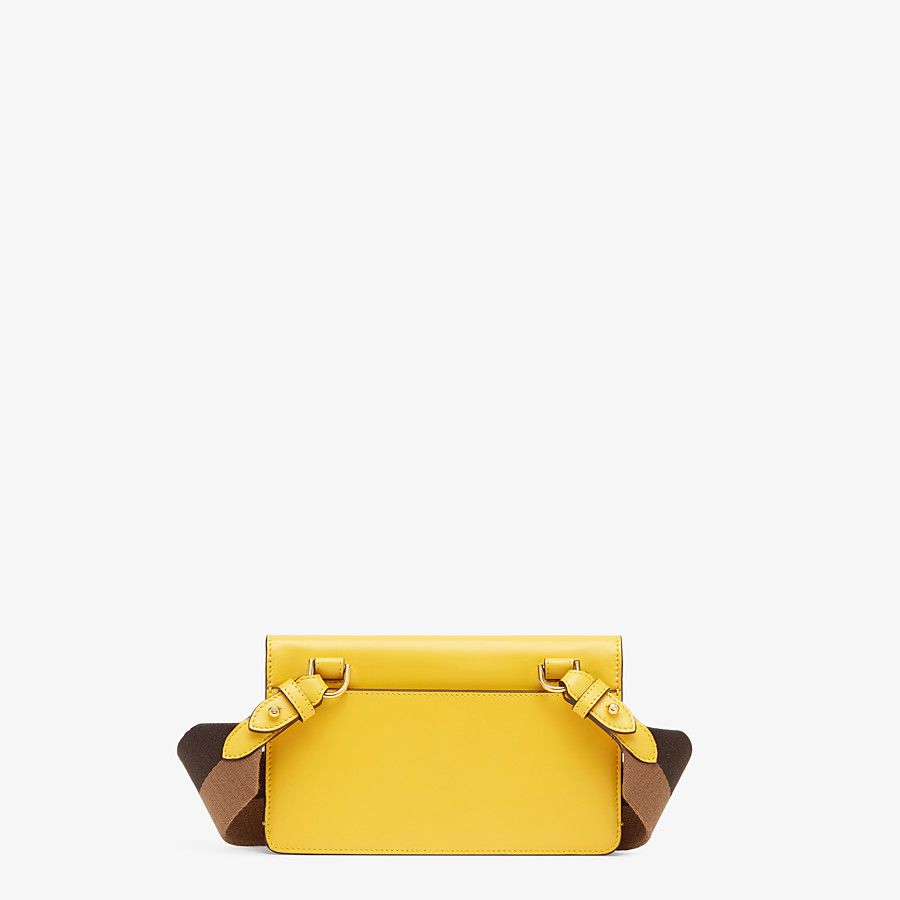 Fendi_옐로우 컬러의 가죽 미니백