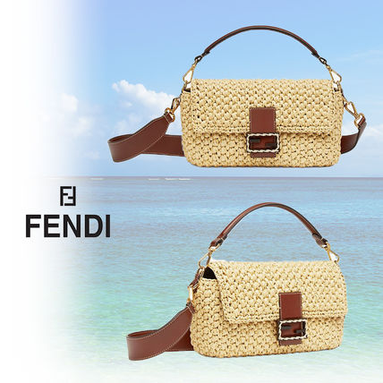 Fendi_우븐 스트로 백
