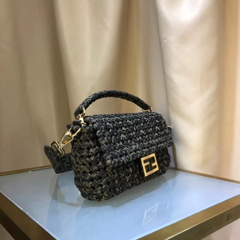 Fendi_자카드 패브릭 인터레이스 가방